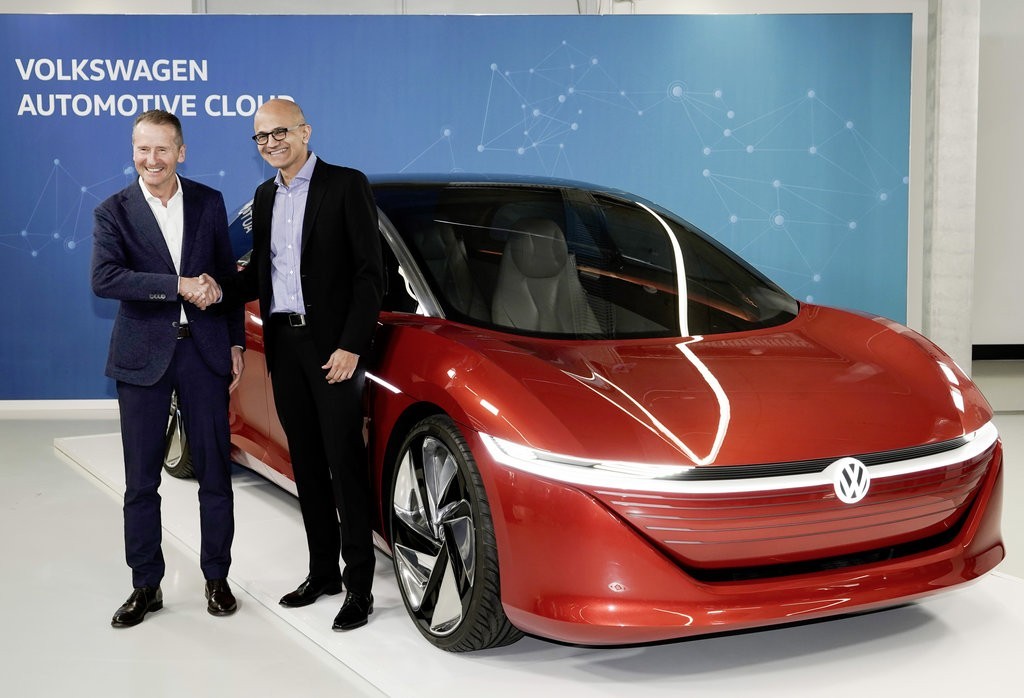 Volkswagen расширяет свое партнерство с Microsoft в сфере облачных вычислений