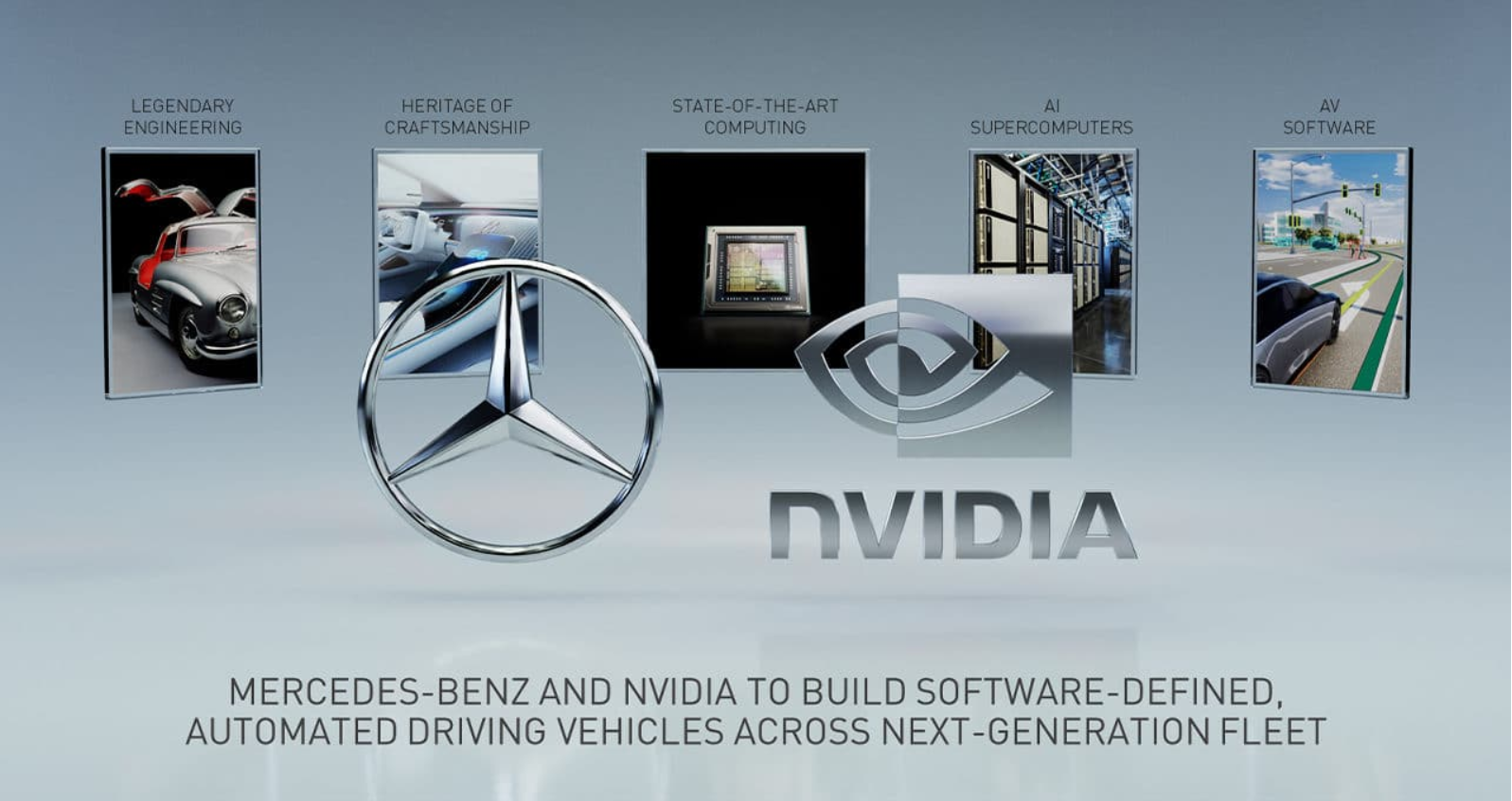 Новые автономные автомобили от Mercedes-Benz и NVIDIA с 2024 года будут получать беспроводные обновления ПО